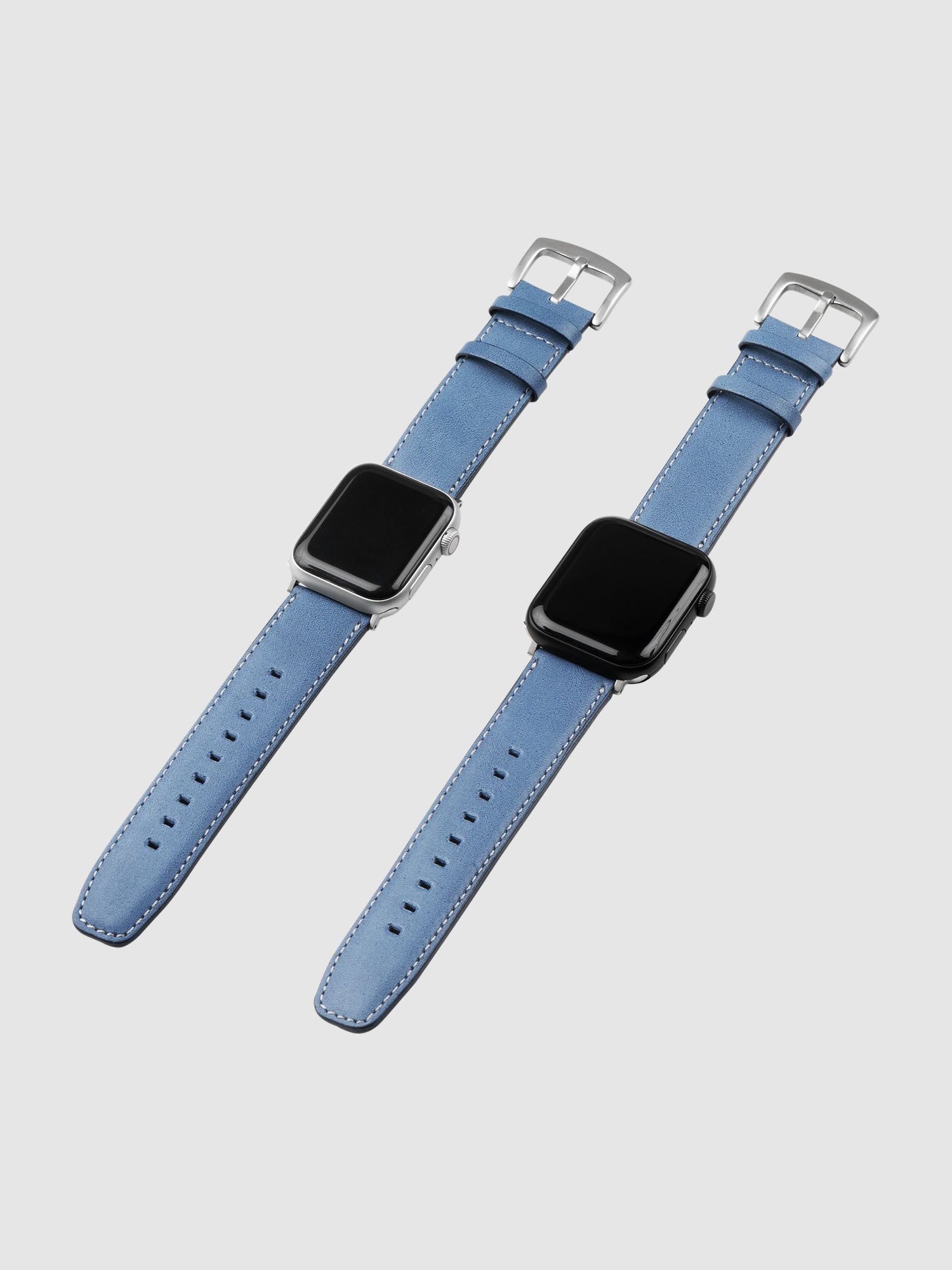 レザーウォッチバンド Apple Watch用(藍染革)