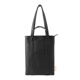【新発売・数量限定型】LEATHER LAPTOP TOTE M 022 ブラック×オフホワイト02