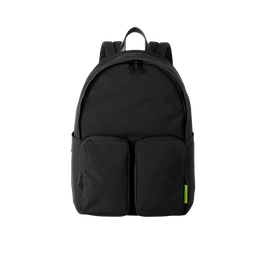 【数量限定型】NYLON BACKPACK DP M 006 ブラック×ライムグリーン