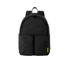 【数量限定型】NYLON BACKPACK DP M 006 ブラック×ネオンイエロー