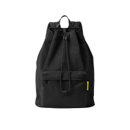 【数量限定型】NYLON BACKPACK DS L 007 ブラック×ネオンイエロー