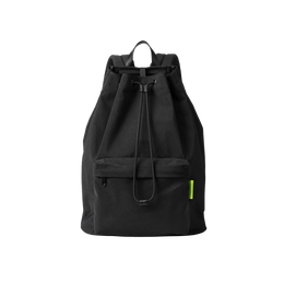 【数量限定型】NYLON BACKPACK DS M 008 ブラック×ライムグリーン