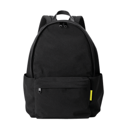 【数量限定型】NYLON BACKPACK L 001 ブラック×ネオンイエロー