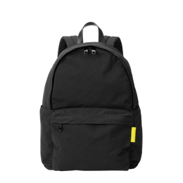 【数量限定型】NYLON BACKPACK M 002 ブラック×ネオンイエロー