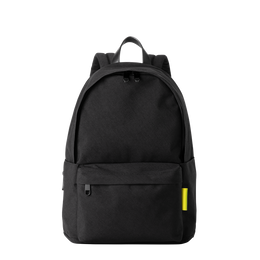 【数量限定型】NYLON BACKPACK S 003 ブラック×ネオンイエロー
