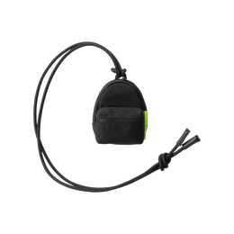 【WEB予約販売】NYLON POUCH+REUSABLE BAG XXS 009 ブラック×ライムグリーン