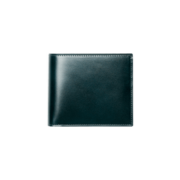 【数量限定色】コードバン 二折財布 002 ボトルグリーン