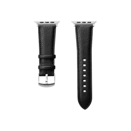 【数量限定色】レザーウォッチバンド Apple Watch用（ミディアムグレインレザー） ブラック / L