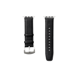 【数量限定色】レザーウォッチバンド Apple Watch用（オイルヌメ革） ブラック / S