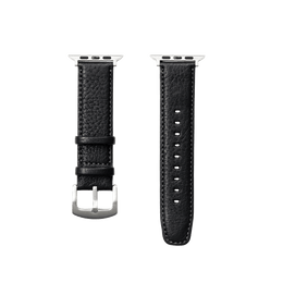 【数量限定色】レザーウォッチバンド Apple Watch用（オイルヌメ革） ブラック / L